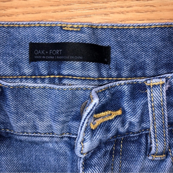 Oak+Fort straight leg jeans. New without tags - Picture 2 of 3